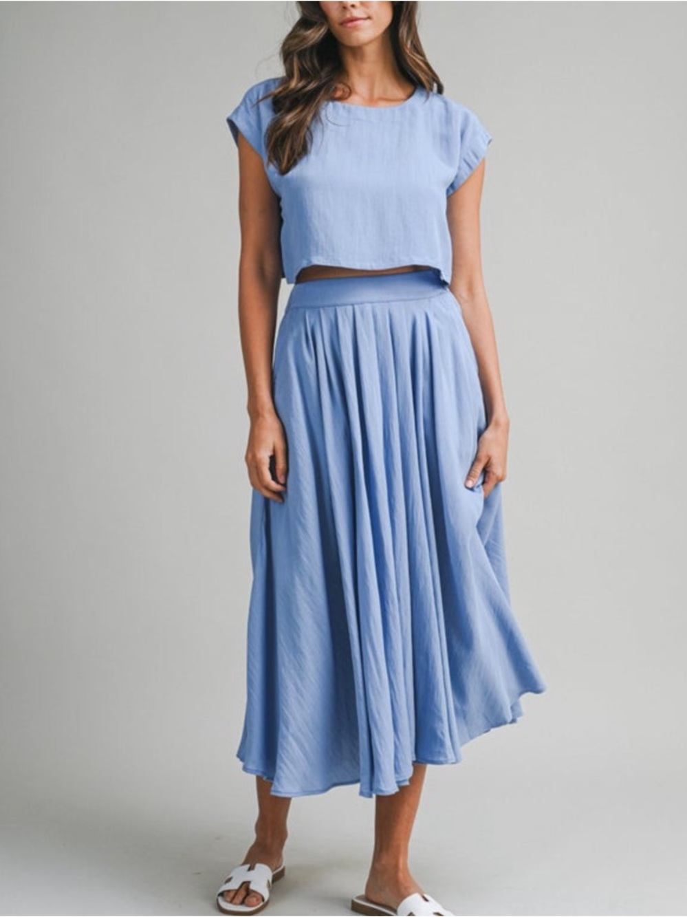 Mable Top and Skirt Set